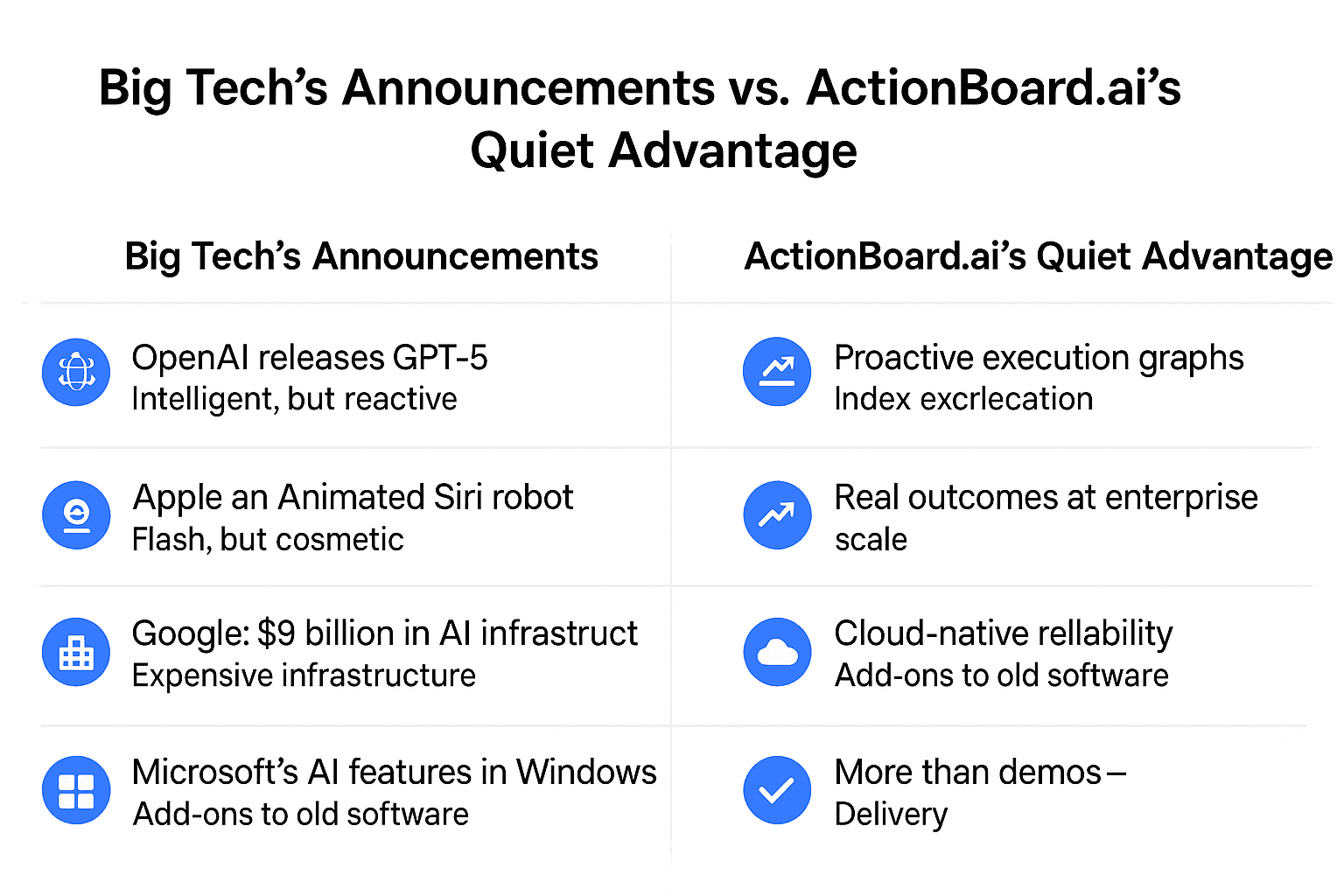 The Quiet Advantage: Why ActionBoard.ai Is Already Delivering What Big Tech Promises